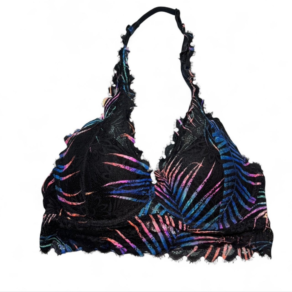 PINK Victoria's Secret Black Lace Bralette